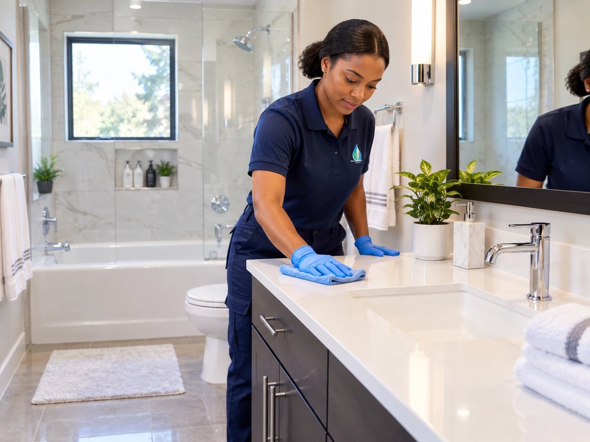 Spotless home bathroom